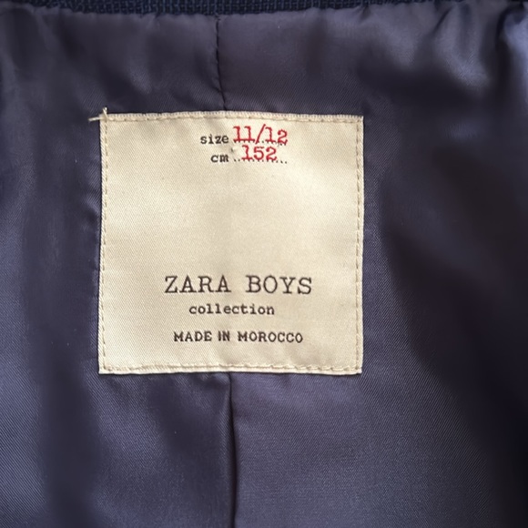 Zara sport jacket, navy size 11/12 - Picture 6 of 9